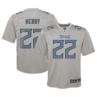 youth nike derrick henry gray tennessee titans atmosphere g